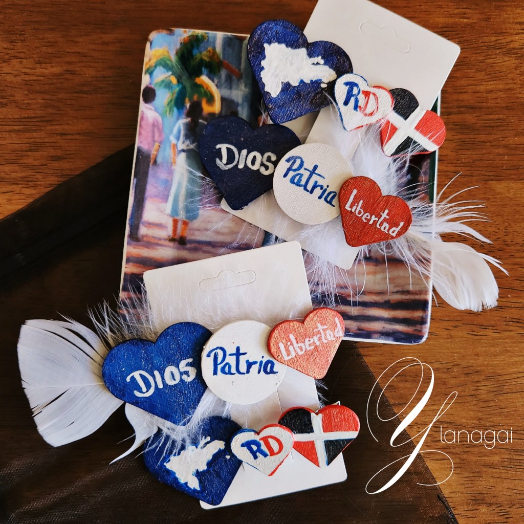Ganchos patrióticos para el cabello, República&nbsp;Dominicana